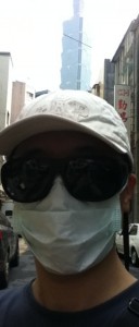 Travel With Hat, Sun Glass and Mask in Taipei
